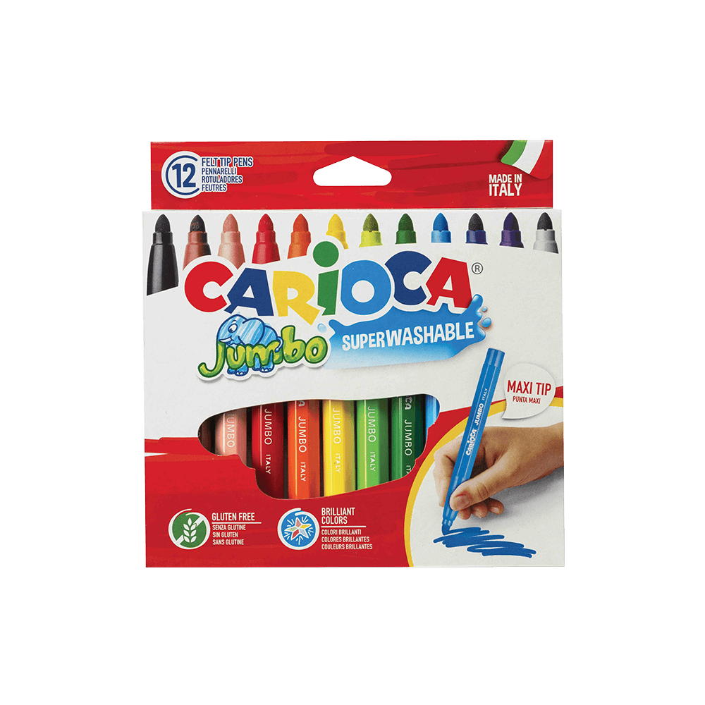 CARIOCA ΜΑΡΚΑΔΟΡΟΣ ΧΑΡΤ.ΚΟΥΤΙ 12ΧΡ. JUMBO