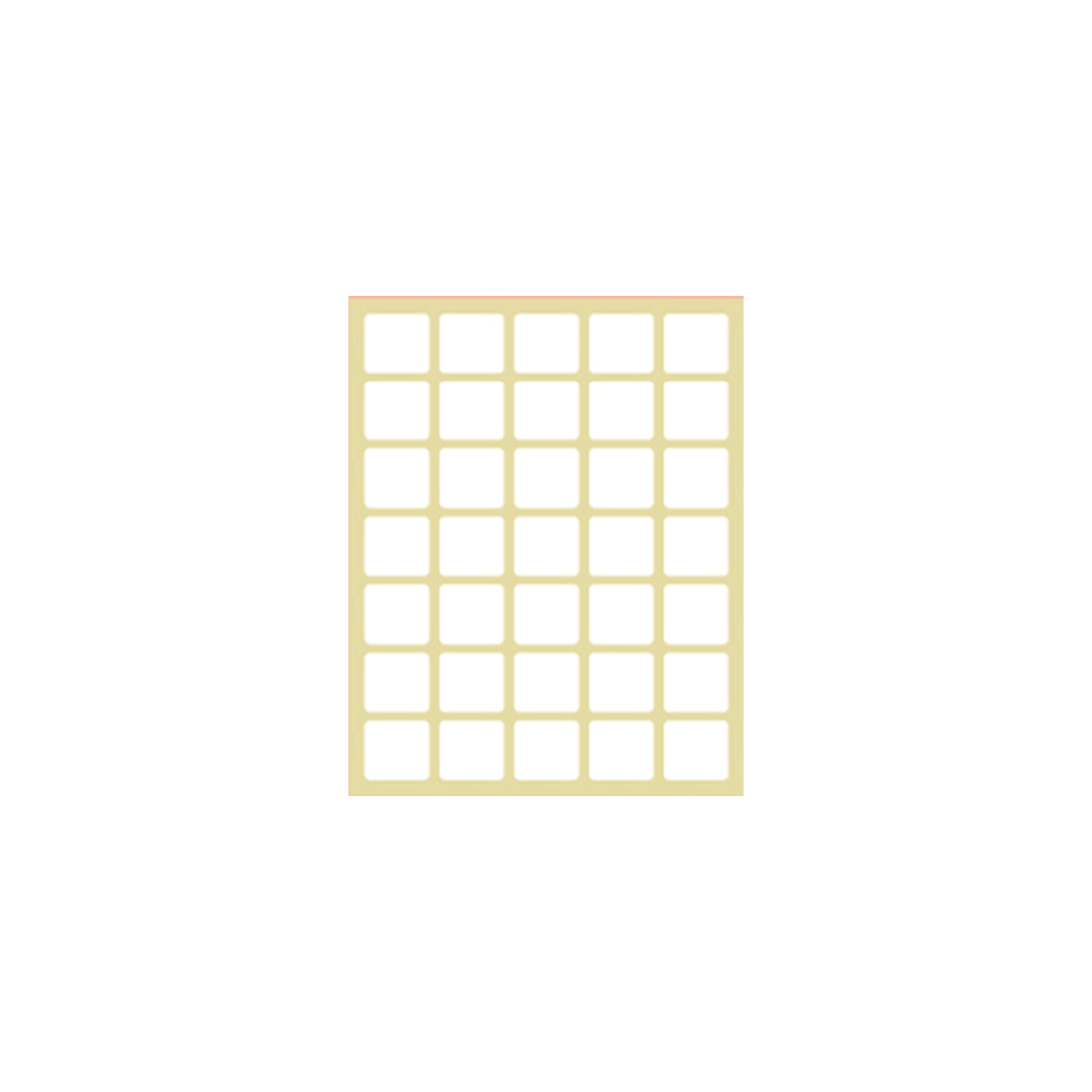 ΕΤΙΚΕΤΕΣ ΑΥΤΟΚ. 35/Φ 40Φ 18x19mm N42 ΛΕΥΚΕΣ