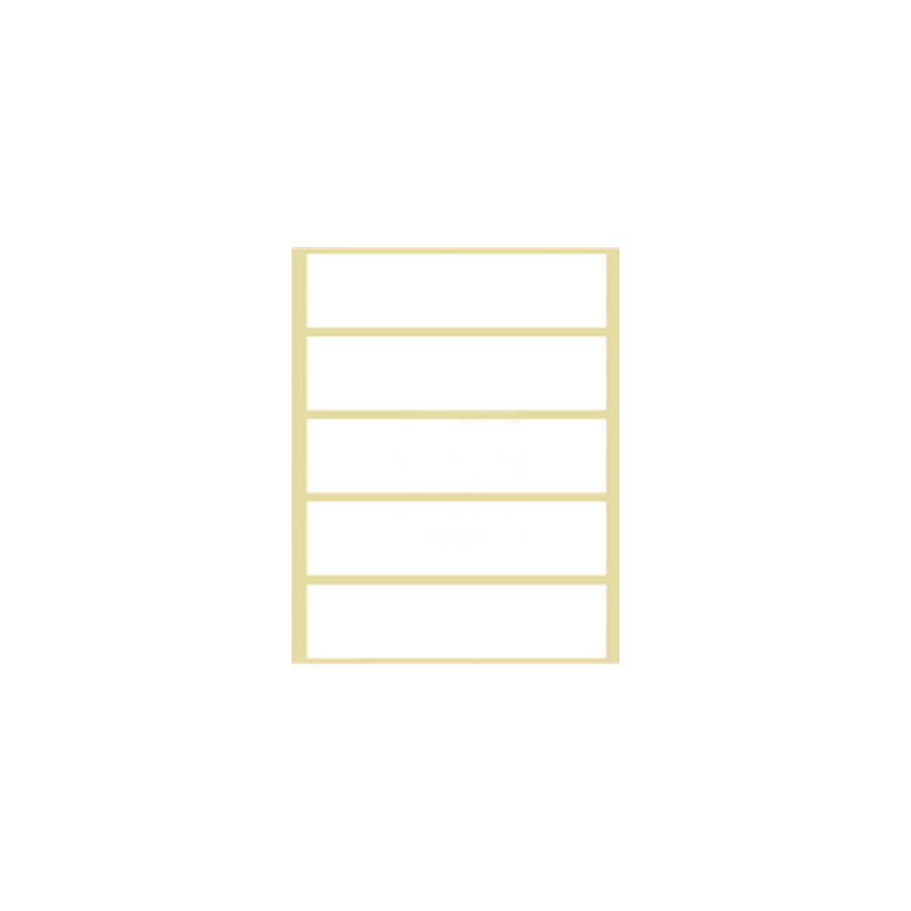 ΕΤΙΚΕΤΕΣ ΑΥΤΟΚ. 5/Φ 40Φ 100x27mm N5 ΛΕΥΚΕΣ