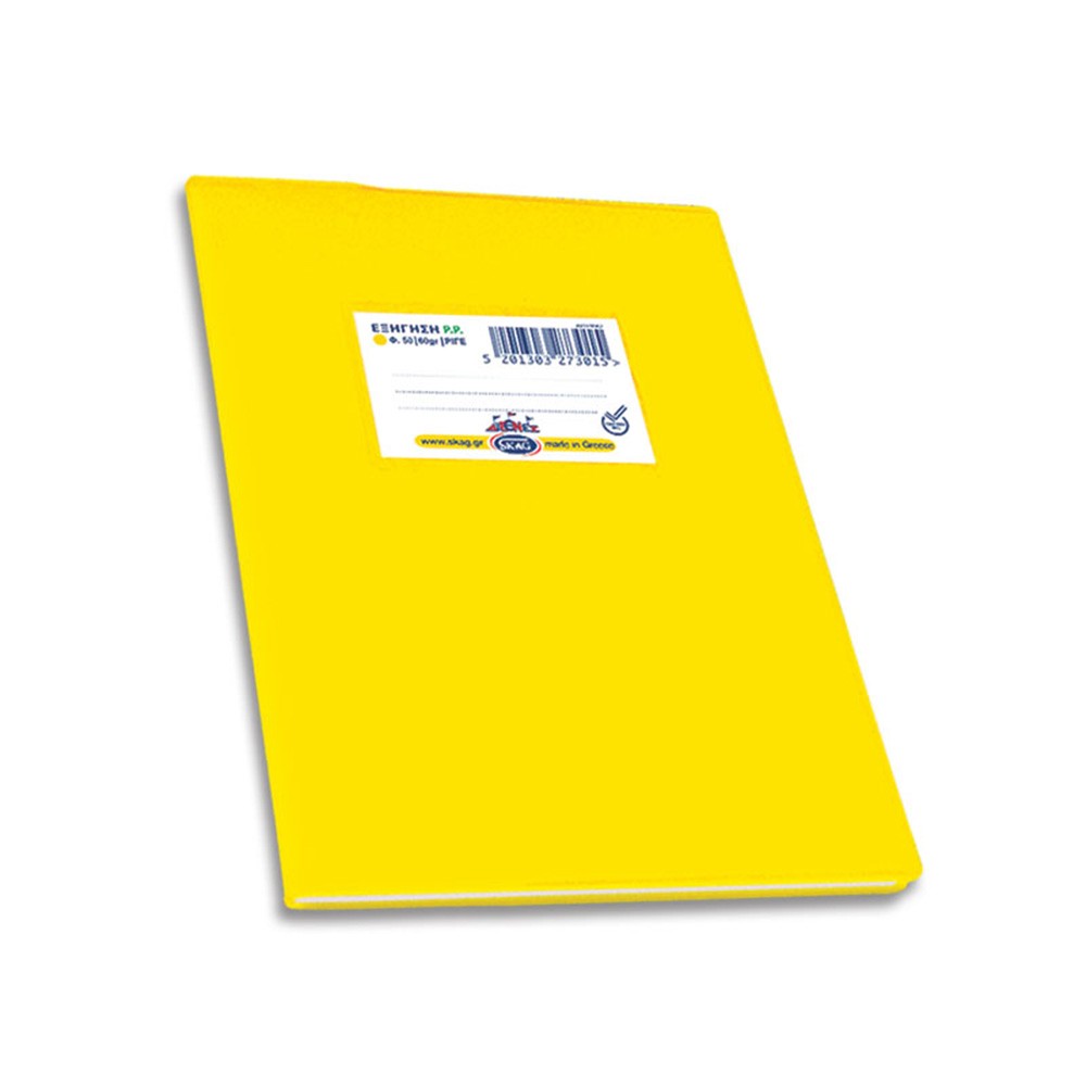 ΕΞΗΓΗΣΗ (ΔΙΕΘΝΕΣ) PP 17X25 ΚΙΤΡΙΝΟ 50Φ