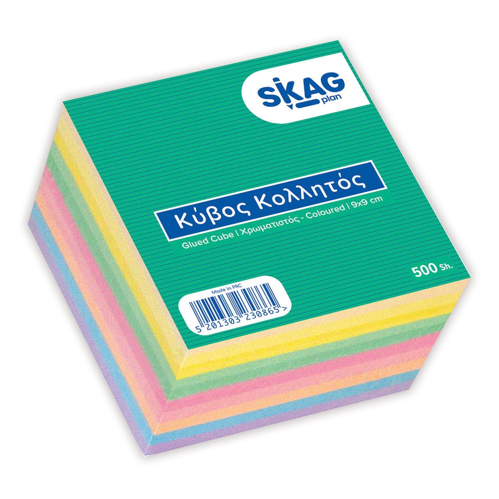 ΚΥΒΟΣ "ΔΗΛΟΣ" 9Χ9 ΦΥΛΛΑ ΧΡΩΜ. ΚΟΛΛΗΤΑ