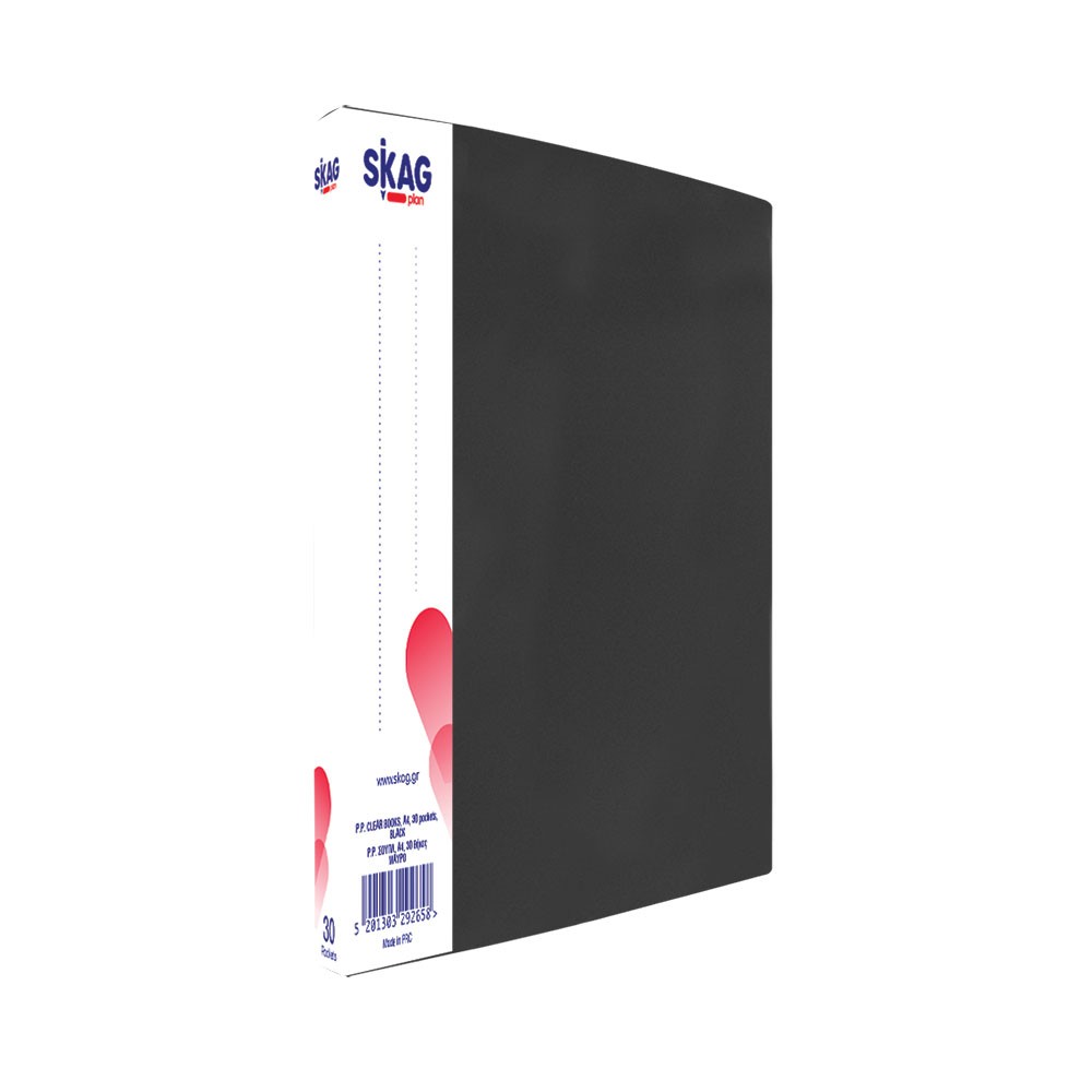 ΡΡ ΣΟΥΠΛ Α4 30 ΘΗΚΕΣ - ΜΑΥΡΟ