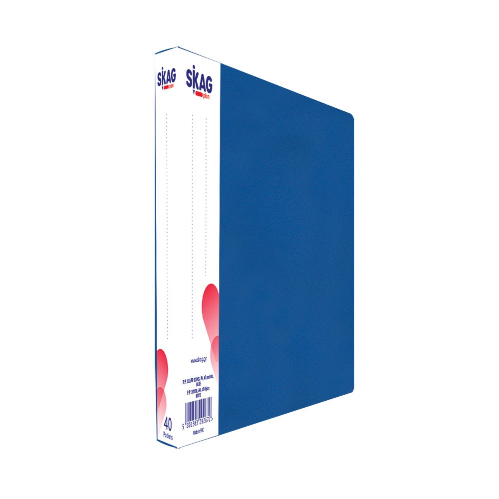 ΡΡ ΣΟΥΠΛ Α4 40 ΘΗΚΕΣ - ΜΠΛΕ