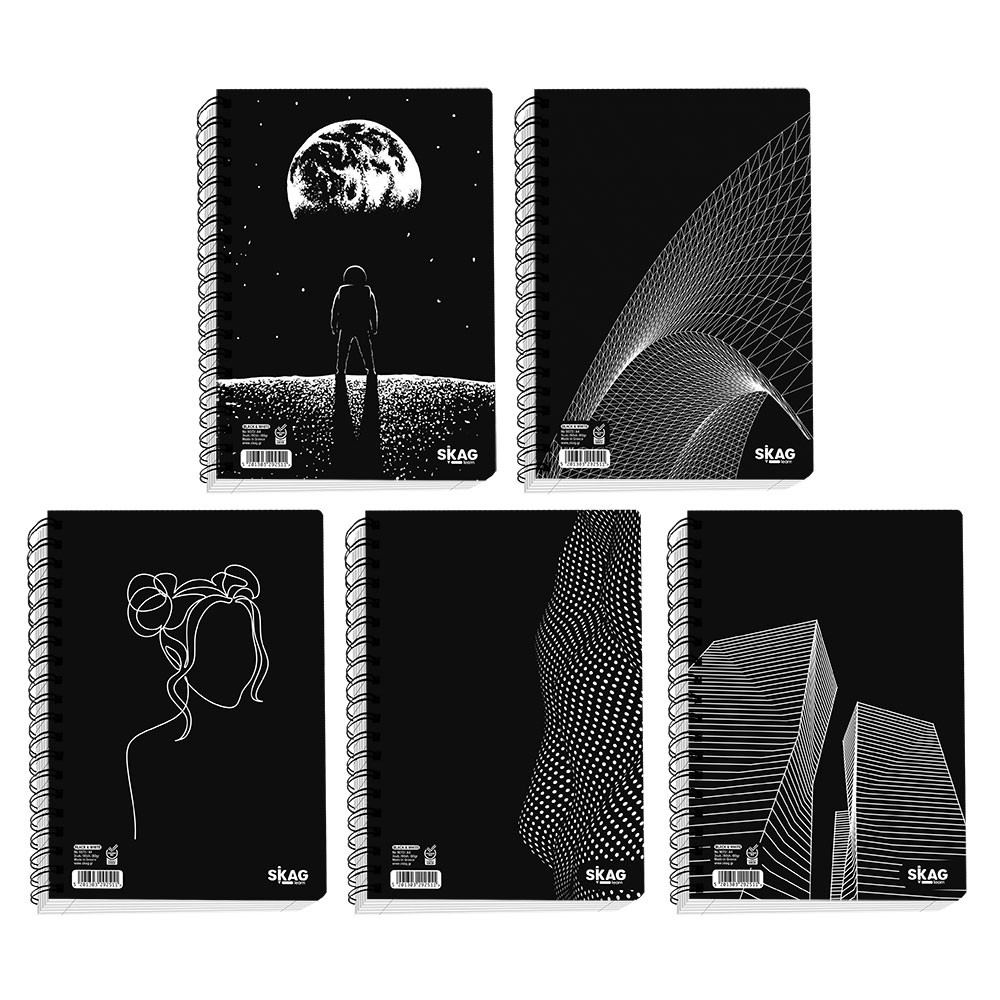 BLACK & WHITE A4 4Θ 120Φ 80GR Νο9074