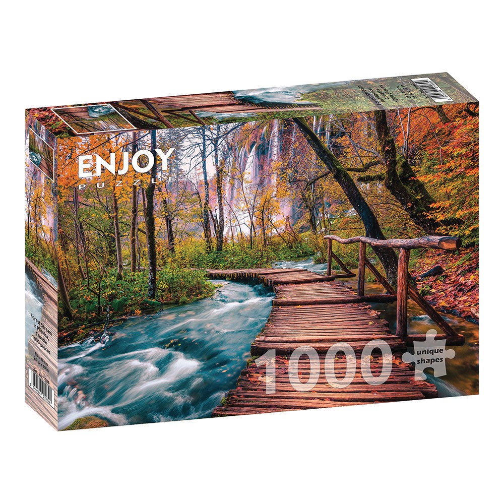 ENJOY -ΠΑΖΛ LANDSCAPES ΠΟΤΑΜΙ ΣΤΟ ΠΑΡΚΟ PLITVICE, ΚΡΟΑΤΙΑ 1000 ΤΕΜ Νο 1089