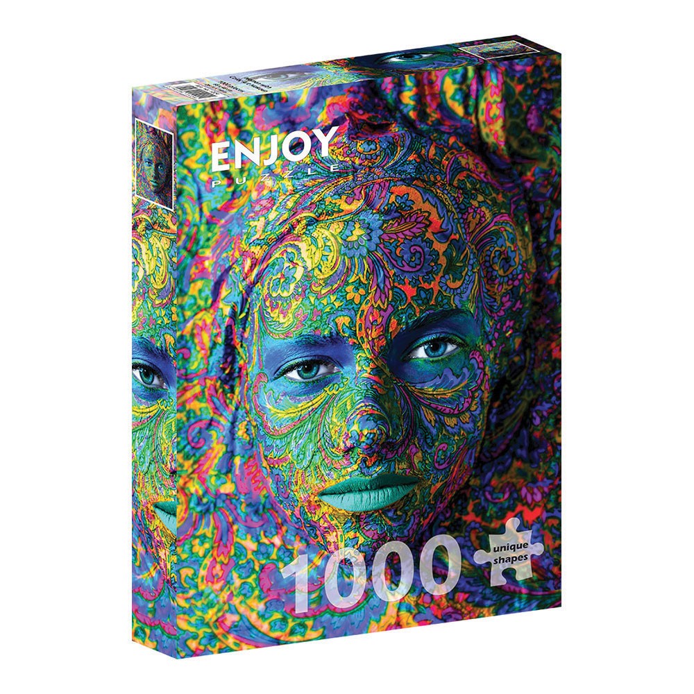 ENJOY -ΠΑΖΛ PEOPLE ΓΥΝΑΙΚΑ ΜΕ  ΜΑΚΙΓΙΑΖ ΤΕΧΝΗΣ ΧΡΩΜΑΤΟΣ 1000 ΤΕΜ Νο 1224