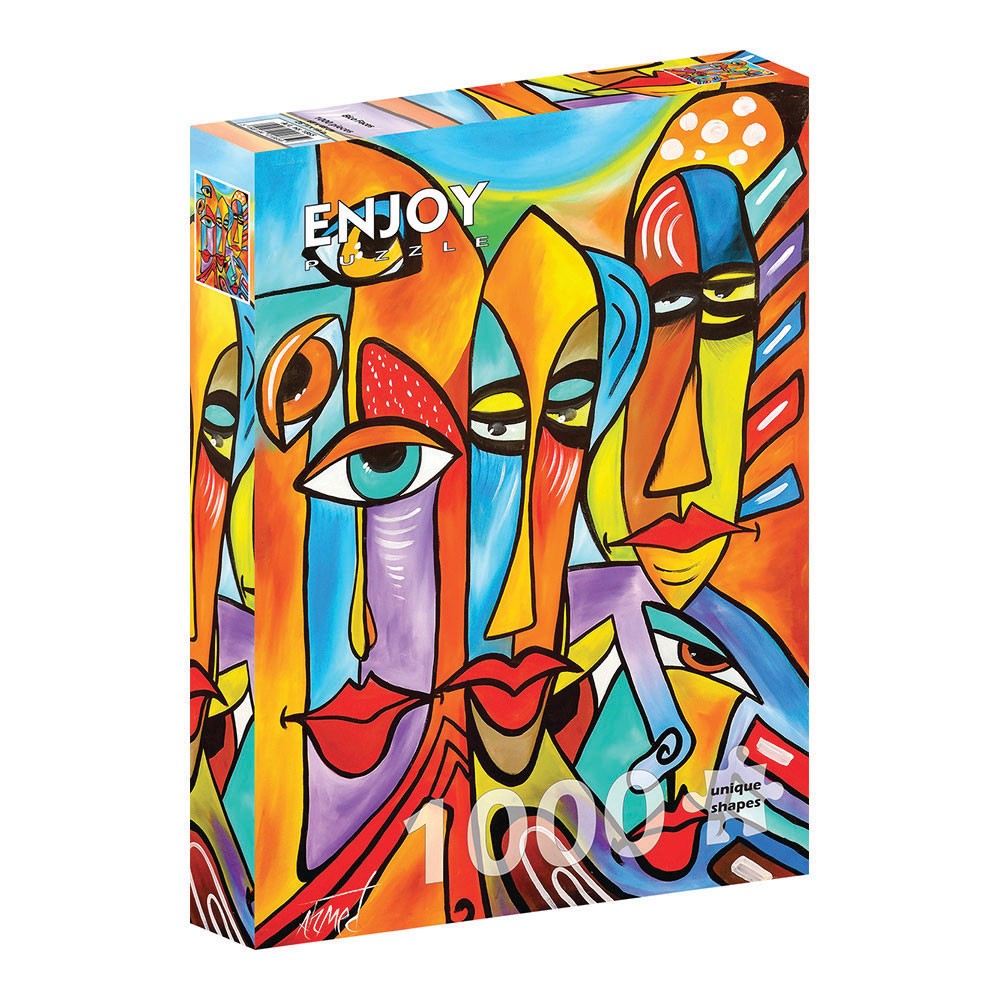 ENJOY -ΠΑΖΛ PEOPLE ΠΟΛΥΧΡΩΜΑ ΠΡΟΣΩΠΑ  1000 ΤΕΜ Νο 1865