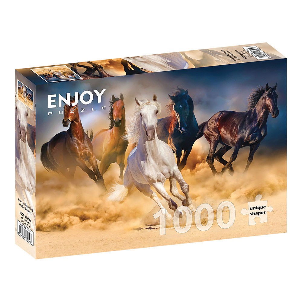 ENJOY -ΠΑΖΛ ANIMALS ’ΛΟΓΑ ΠΟΥ ΤΡΕΧΟΥΝ ΣΤΗΝ ΕΡΗΜΟ 1000 ΤΕΜ Νο 1356