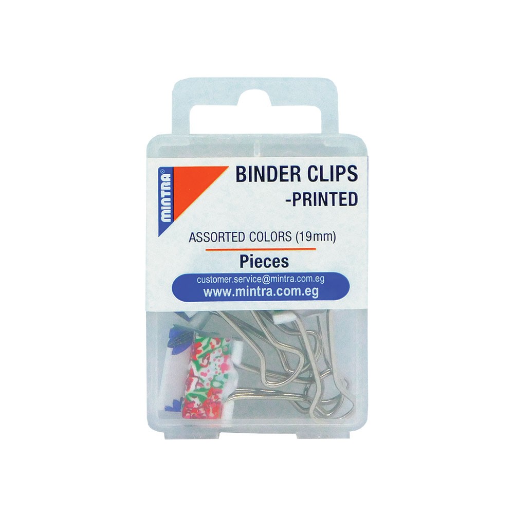 ΚΛΙΠ ΜΕΤΑΛΛΙΚΑ ΜΕ ΕΚΤΥΠΩΜΕΝΑ ΣΧΕΔΙΑ 19MM ΑΝΑΜΕΙΚΤΑ 6TEM Ν.94375