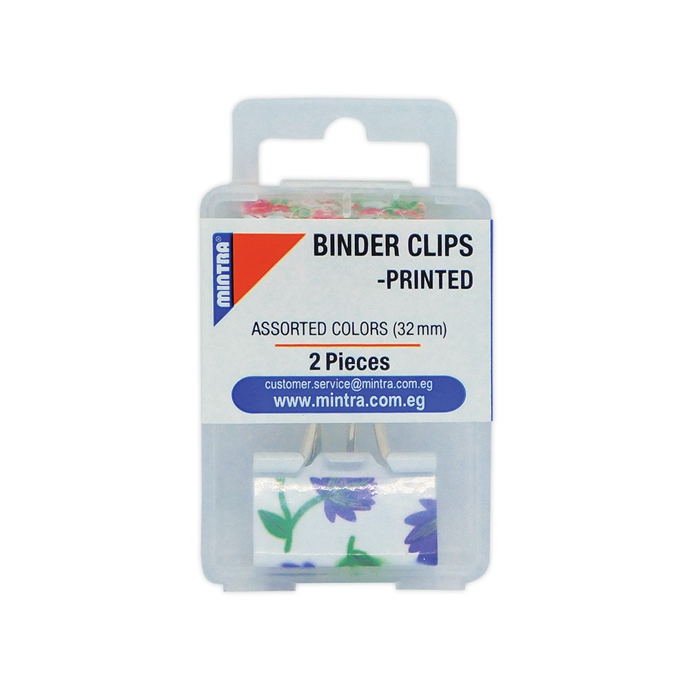 ΚΛΙΠ ΜΕΤΑΛΛΙΚΑ ΜΕ ΕΚΤΥΠΩΜΕΝΑ ΣΧΕΔΙΑ 32MM ΑΝΑΜΕΙΚΤΑ 2TEM Ν.94377