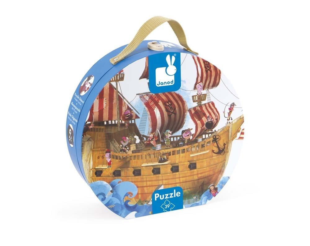 JANOD ΒΑΛΙΤΣΑΚΙ ΠΑΖΛ ΔΑΠΕΔΟΥ (39 ΤΕΜ) - ΠΕΙΡΑΤΙΚΟ ΚΑΡΑΒΙ J02819