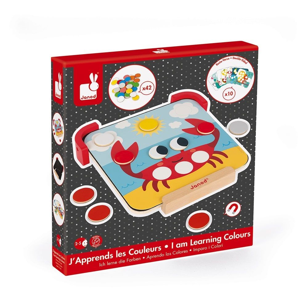 JANOD ΜΑΓΝΗΤΙΚΟ ΠΑΙΧΝΙΔΙ - ΜΑΘΑΙΝΩ ΤΑ ΧΡΩΜΑΤΑ J05321