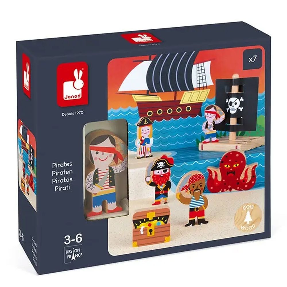 JANOD ΞΥΛΙΝΟ ΣΕΤ - ΠΕΙΡΑΤΕΣ J08580