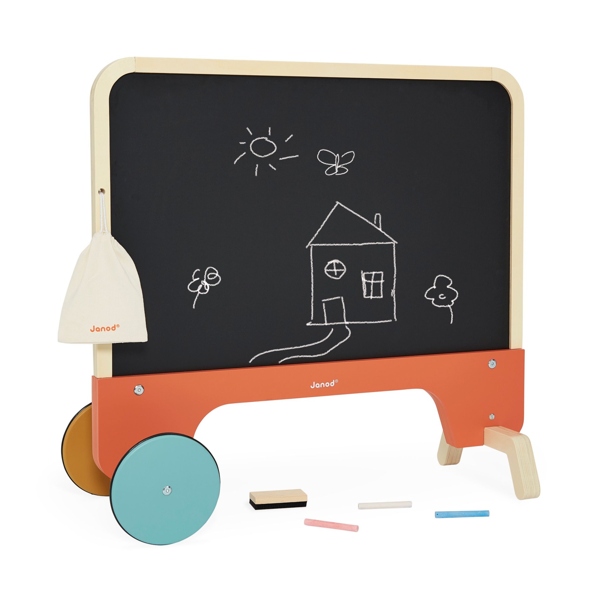 JANOD ΜΑΓΝΗΤΙΚΟΣ ΜΑΥΡΟΠΙΝΑΚΑΣ ΜΕ ΡΟΔΕΣ