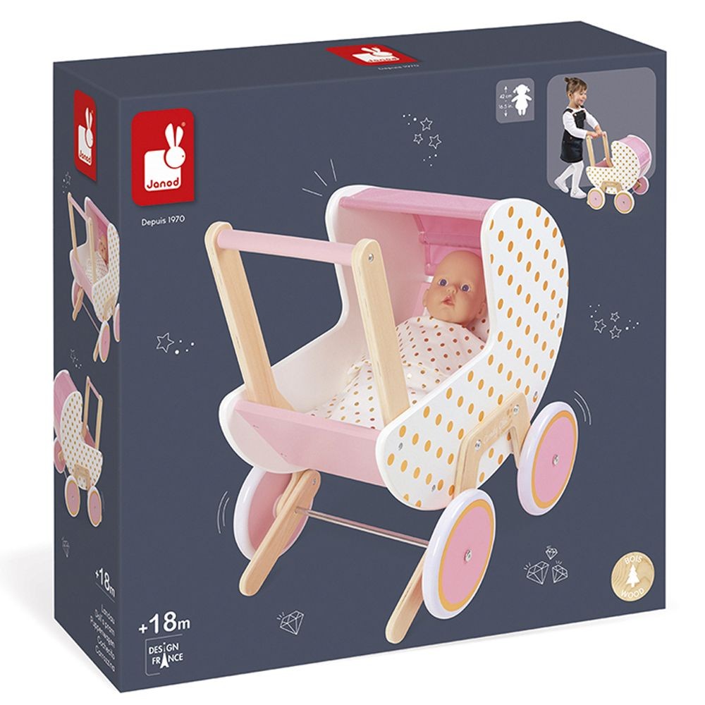 JANOD CANDY CHIC DOLL'S PRAM