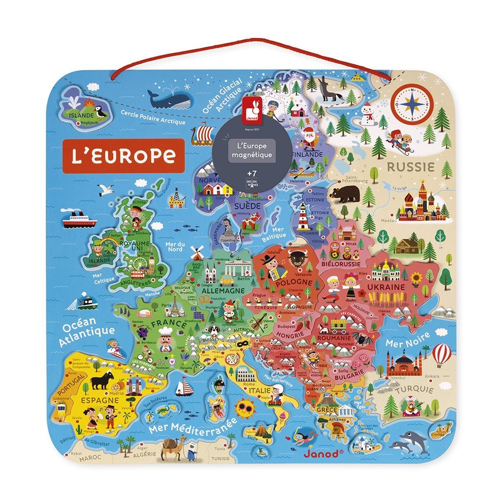 JANOD MAGNETIC EUROPEAN MAP