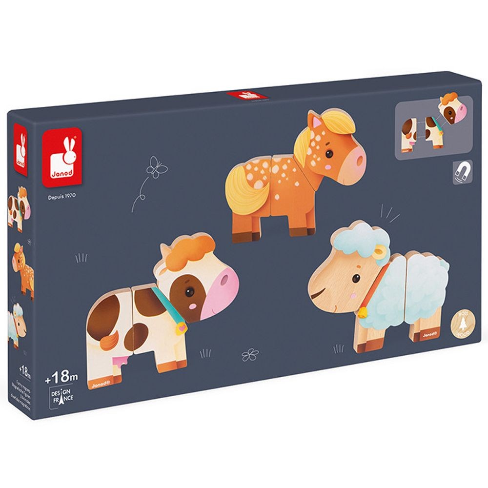 JANOD FUNNY MAGNETS - FARM