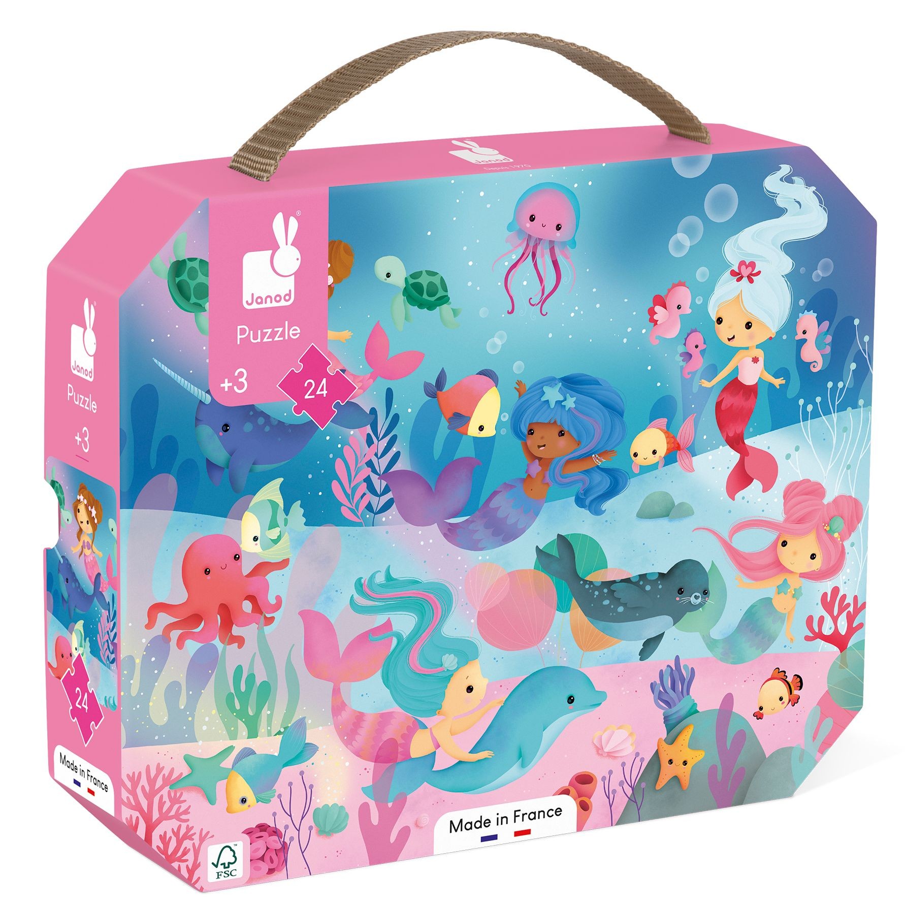 JANOD PUZZLE MERMAIDS 24 PCS J02613