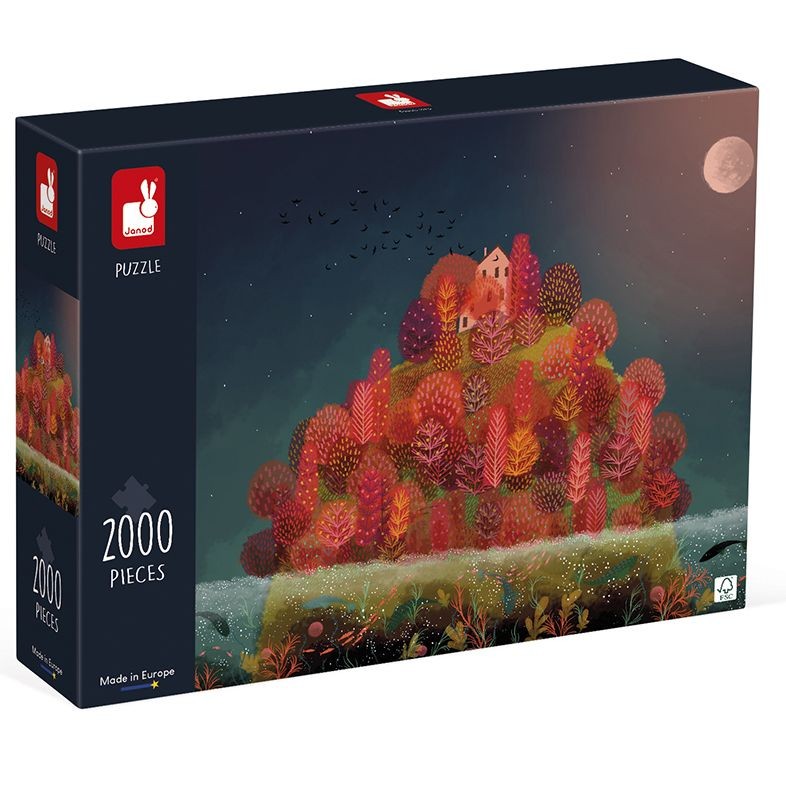 JANOD PUZZLE RED AUTUMN  - 2000 PCS J02518