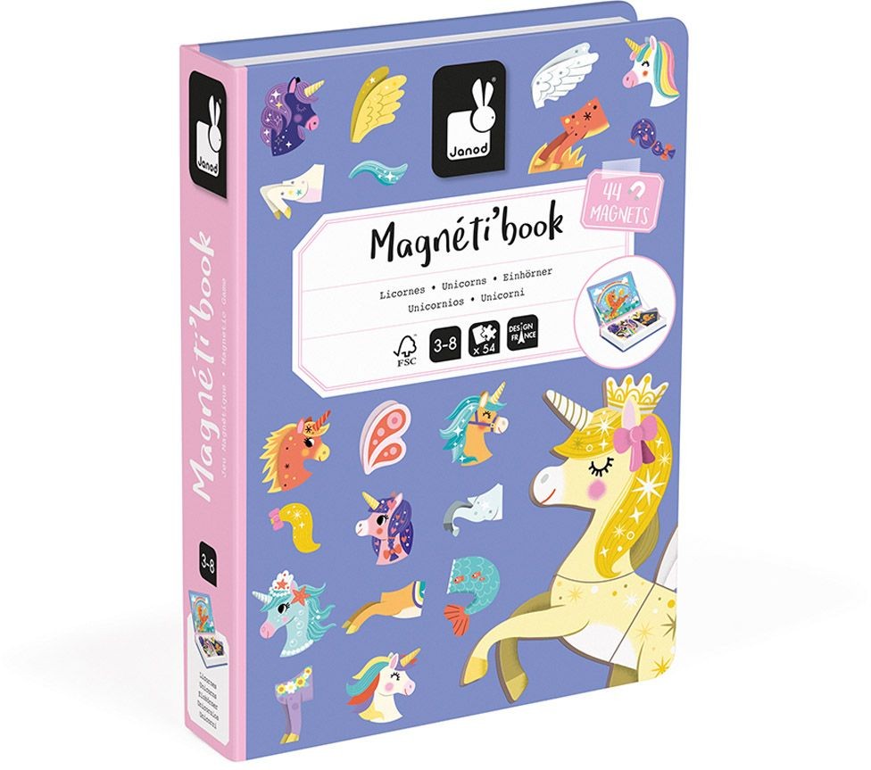 ΜΑΓΝΗΤΙΚΟ ΒΙΒΛΙΟ JANOD  ΜΟΝΟΚΕΡΟΙ ΓΙΑ 3+