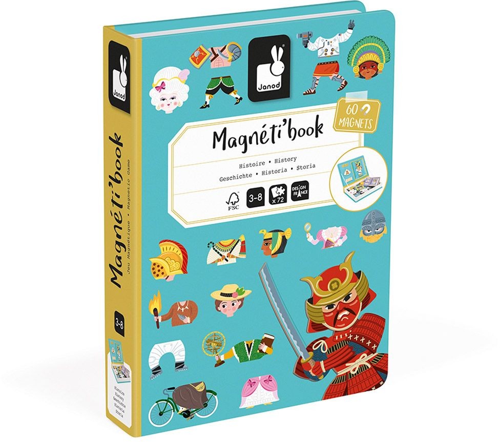 ΜΑΓΝΗΤΙΚΟ ΒΙΒΛΙΟ JANOD  ΙΣΤΟΡΙΑ ΤΟΥ ΚΟΣΜΟΥ ΓΙΑ 3+