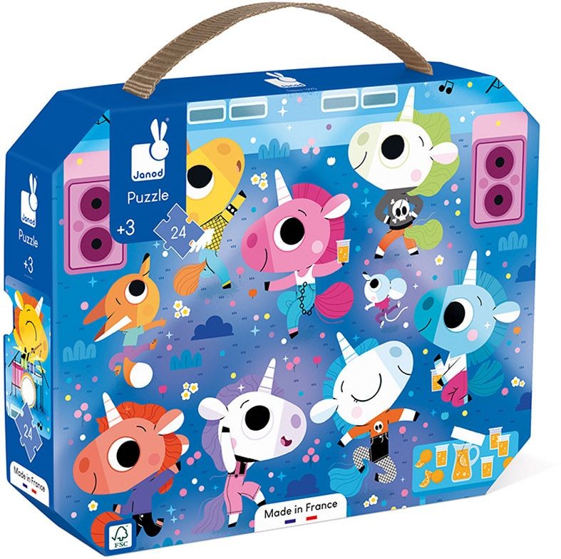 ΠΑΖΛ JANOD ΡΟΚ ΣΥΝΑΥΛΙΑΣ ΜΟΝΟΚΕΡΩΝ - 24 ΤΕΜ. ΓΙΑ 3+