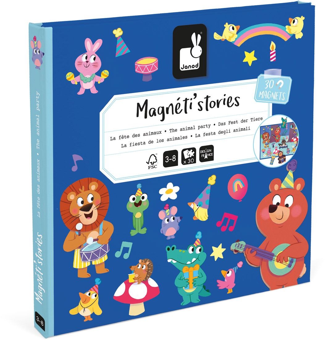 ΜΑΓΝΗΤΙΚΟ ΠΑΙΧΝΙΔΙ JANOD ΙΣΤΟΡΙΕΣ ΤΟ ΠΑΡΤΙ ΤΩΝ ΖΩΩΝ ΓΙΑ 3+