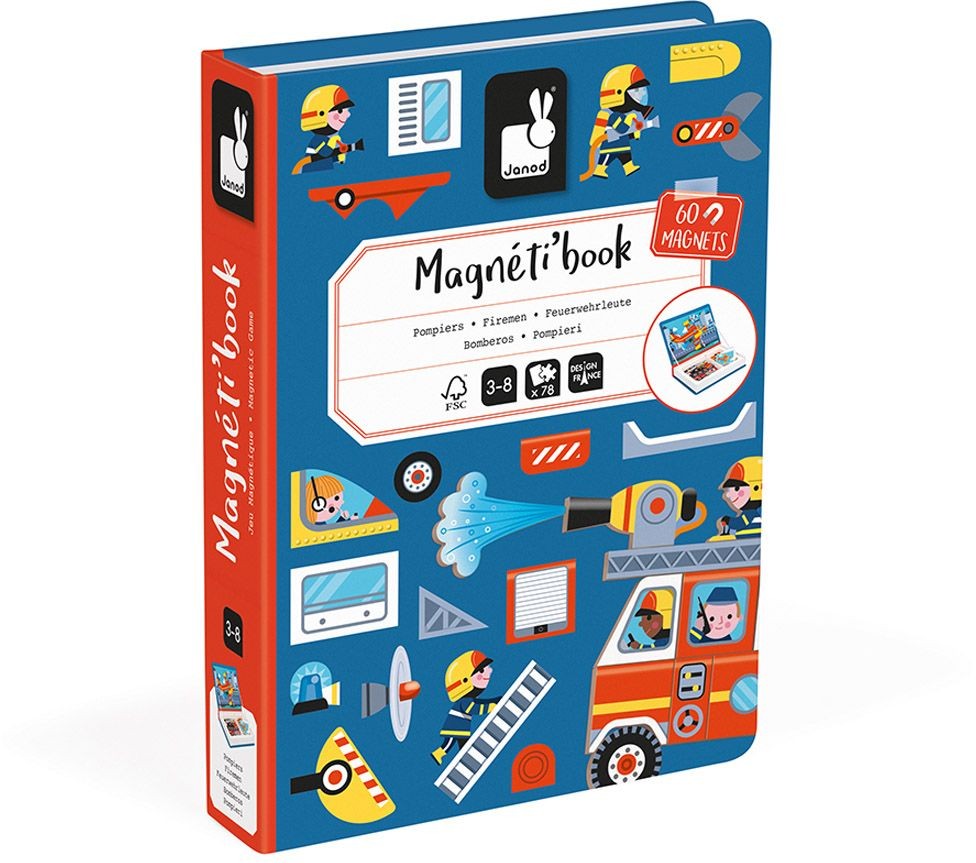 ΜΑΓΝΗΤΙΚΟ ΒΙΒΛΙΟ JANOD ΠΥΡΟΣΒΕΣΤΕΣ ΓΙΑ 3+