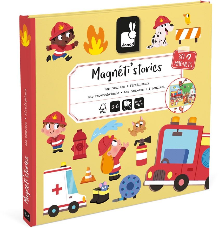 ΜΑΓΝΗΤΙΚΟ ΠΑΙΧΝΙΔΙ JANOD ΙΣΤΟΡΙΕΣ ΠΥΡΟΣΒΕΣΤΕΣ ΓΙΑ 3+