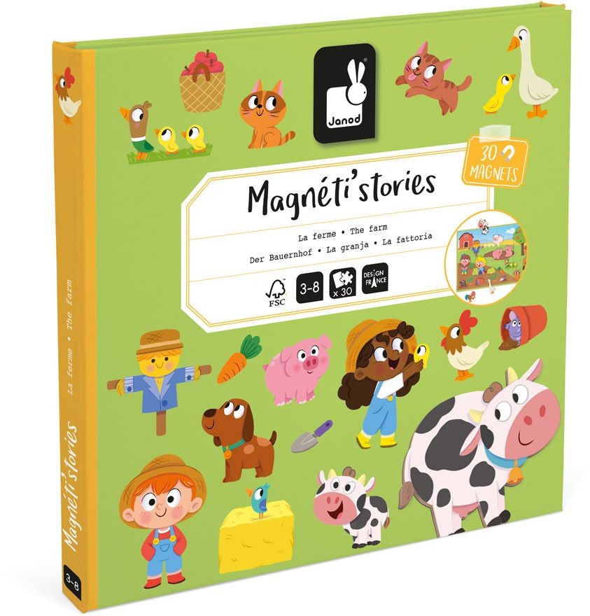 ΜΑΓΝΗΤΙΚΟ ΠΑΙΧΝΙΔΙ JANOD ΙΣΤΟΡΙΕΣ Η ΦΑΡΜΑ ΓΙΑ 3+