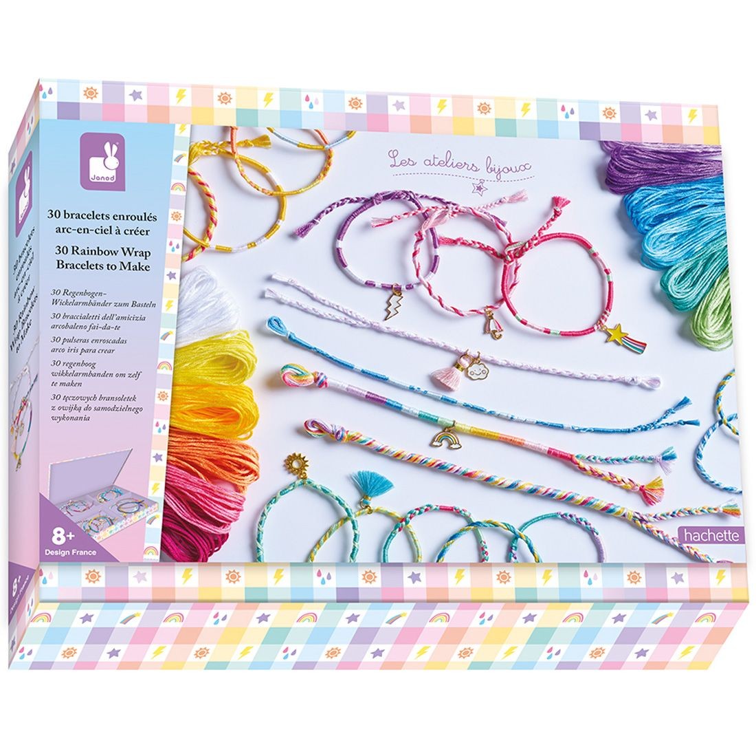 ΚΑΛΛΙΤΕΧΝΙΕΣ JANOD ΦΤΙΑΞΕ 30 ΒΡΑΧΙΟΛΙΑ RAINBOW WRAP ΓΙΑ 8+