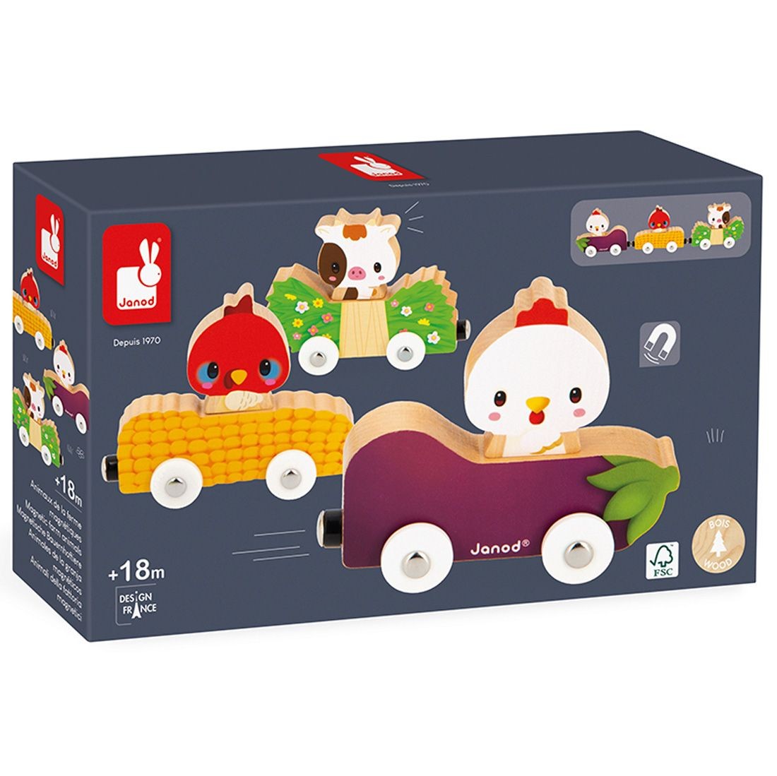 ΜΑΓΝΗΤΙΚΟ ΠΑΙΧΝΙΔΙ JANOD ΦΑΡΜΑ - ΖΩΑ ΤΗΣ ΦΑΡΜΑΣ ΓΙΑ 1,5+