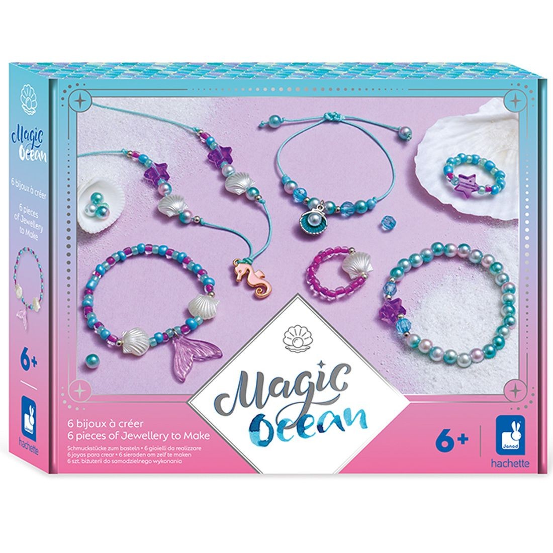ΚΑΛΛΙΤΕΧΝΙΕΣ JANOD ΜΑΓΙΚΟΣ ΩΚΕΑΝΟΣ - ΦΤΙΑΞΤΕ 6 ΚΟΣΜΗΜΑΤΑ ΓΙΑ 6+