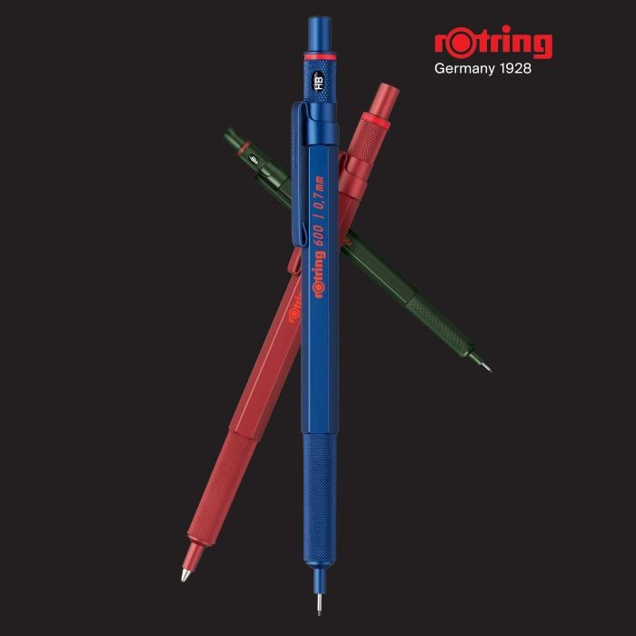 ROTRING 600 RED ΜΡ:0.7mm