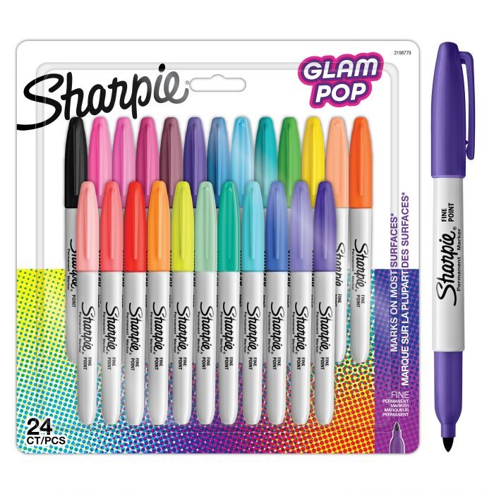 SHARPIE FINE GLAM POP BLISTER 24ΤΜΧ