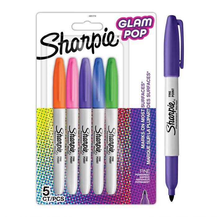 SHARPIE FINE GLAM POP ASS.BLISTER 5ΤΜΧ