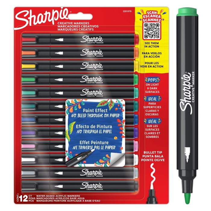 SHARPIE CREATIVE ACRYLIC M. BULLET BL12