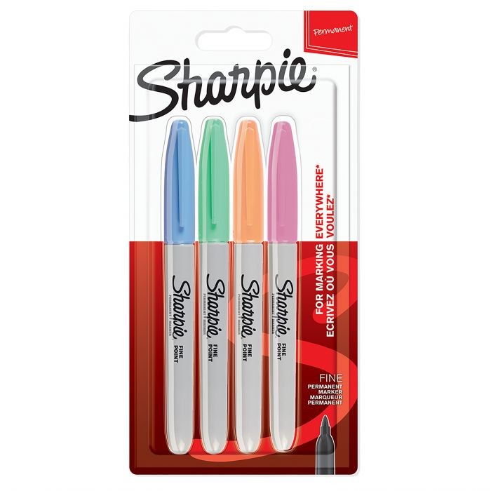 SHARPIE FINE ASS.PASTEL COLOURS BLISTER 4ΤΜΧ