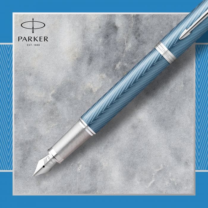 PARKER Ι.Μ. PRM BLUE GREY CT FPen Μ