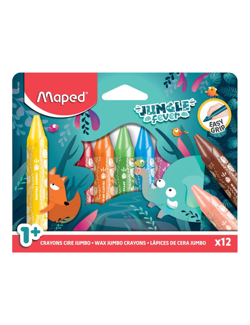 ΚΗΡΟΜΠΟΓΙΕΣ WAX MAXI JUNGLE FEVER X12