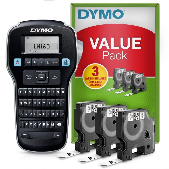 DYMO Label MANAGER  LM 160+3 D1tapes 45013