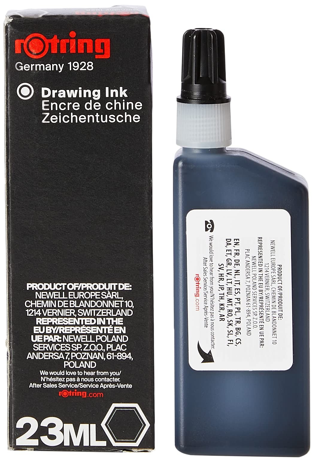 R DRAWING ΙΝΚ BOTTLES 23ml BLACK