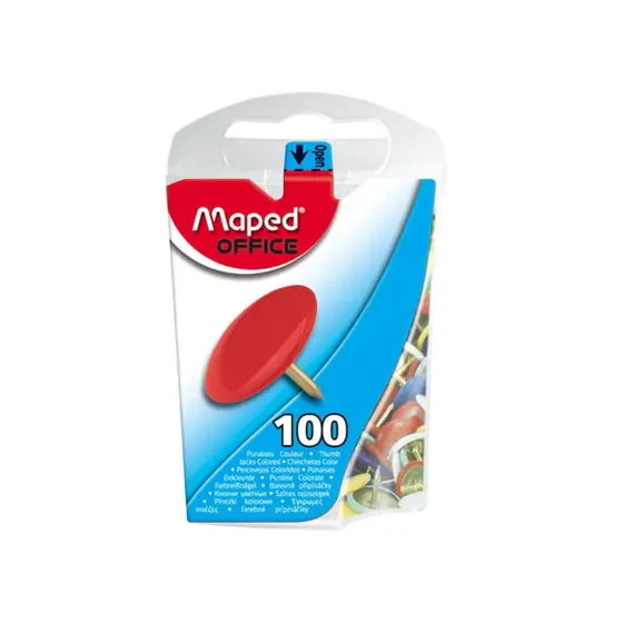 ΠΙΝΕΖΕΣ ΧΡΩΜΑΤΙΣΤΕΣ 10mm x 100 TMX ΔΙΑΦ. ΧΡΩΜ. ΣΕ DISPENSER BOX