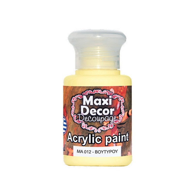 MAXI COLOR ΑΚΡΥΛΙΚΟ ΧΡΩΜΑ MA-012 60ML ΒΟΥΤΥΡΟΥ...