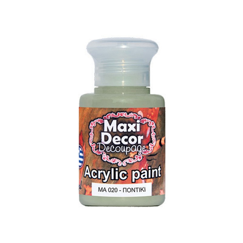 MAXI COLOR ΑΚΡΥΛΙΚΟ ΧΡΩΜΑ MA-020 60ML ΠΟΝΤΙΚΙ