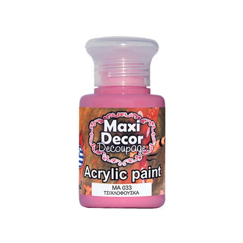 MAXI COLOR ΑΚΡΥΛΙΚΟ ΧΡΩΜΑ MA-033 60ML ΤΣΙΧΛΟΦΟΥΣΚΑ