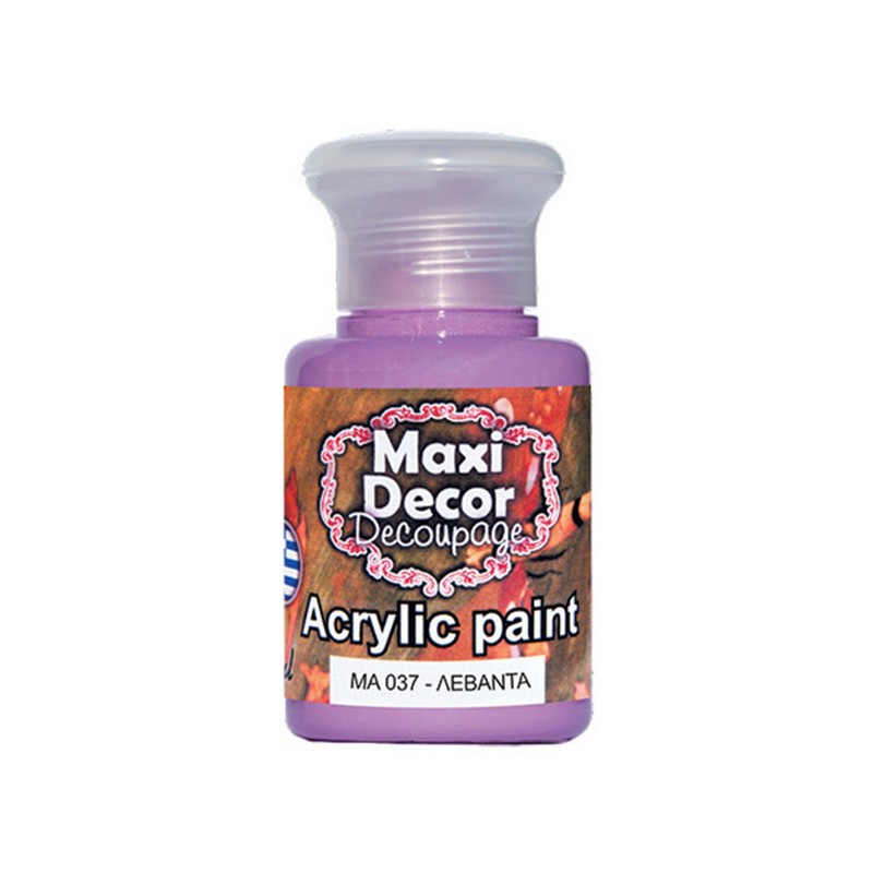 MAXI COLOR ΑΚΡΥΛΙΚΟ ΧΡΩΜΑ MA-037 60ML ΛΕΒΑΝΤΑ