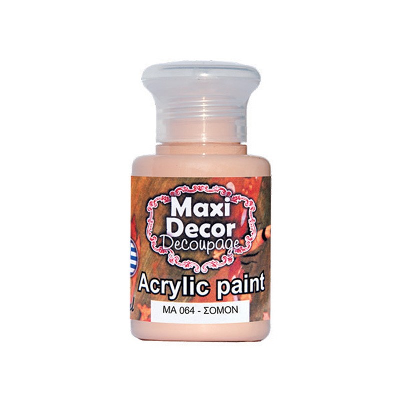 MAXI COLOR ΑΚΡΥΛΙΚΟ ΧΡΩΜΑ MA-064 60ML ΣΟΜΟΝ