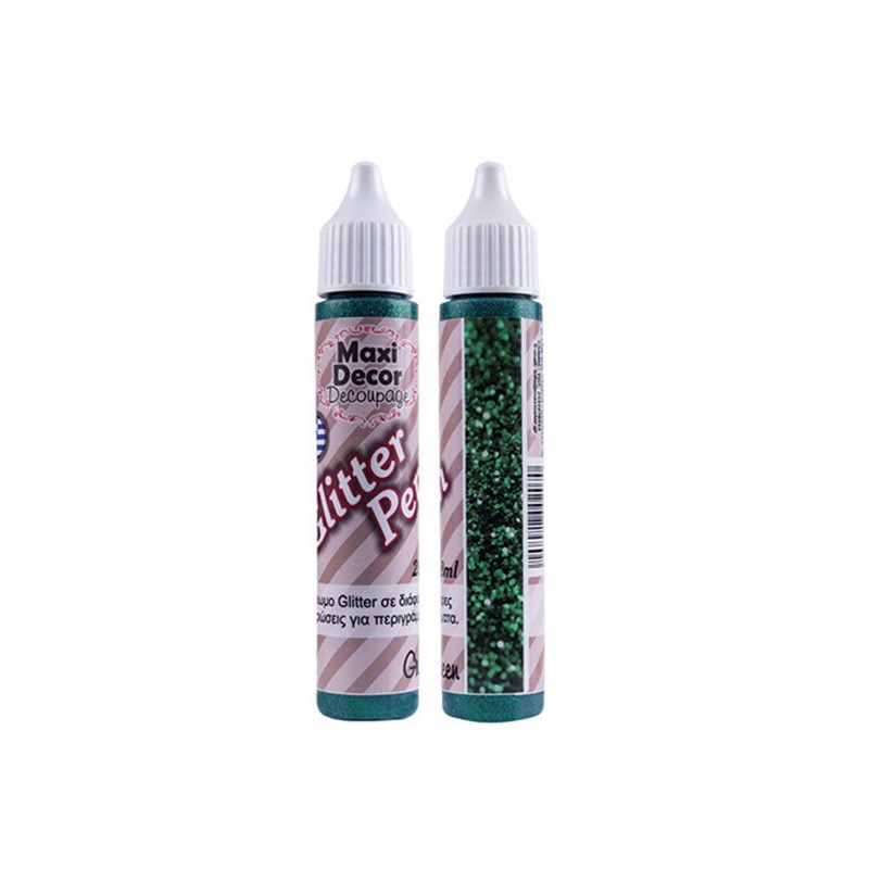 MAXI COLOR GLITTER  ΣΤΥΛΟ  ΠΡΑΣΙΝΟ       28 ML
