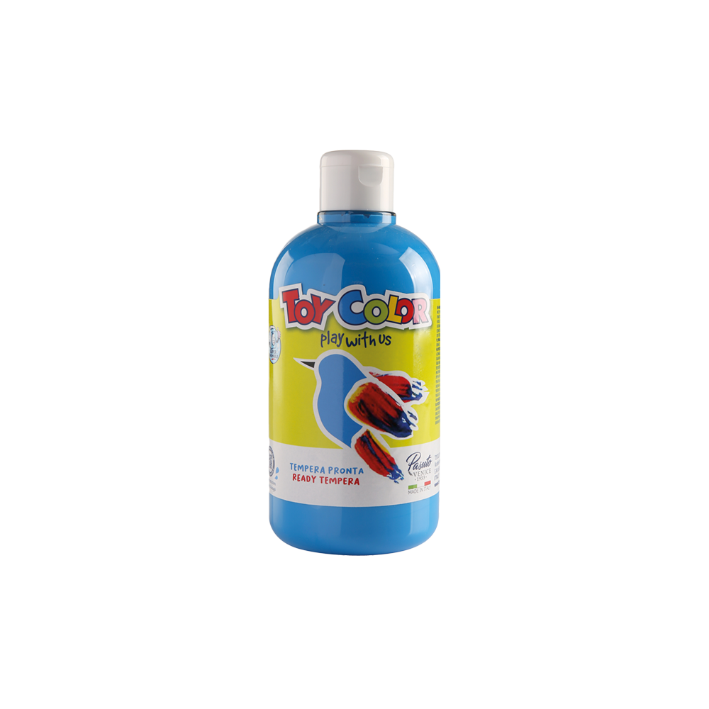 TOY COLOR ΤΕΜΠΕΡΑ 500ml S/WASH. CYAN BLUE